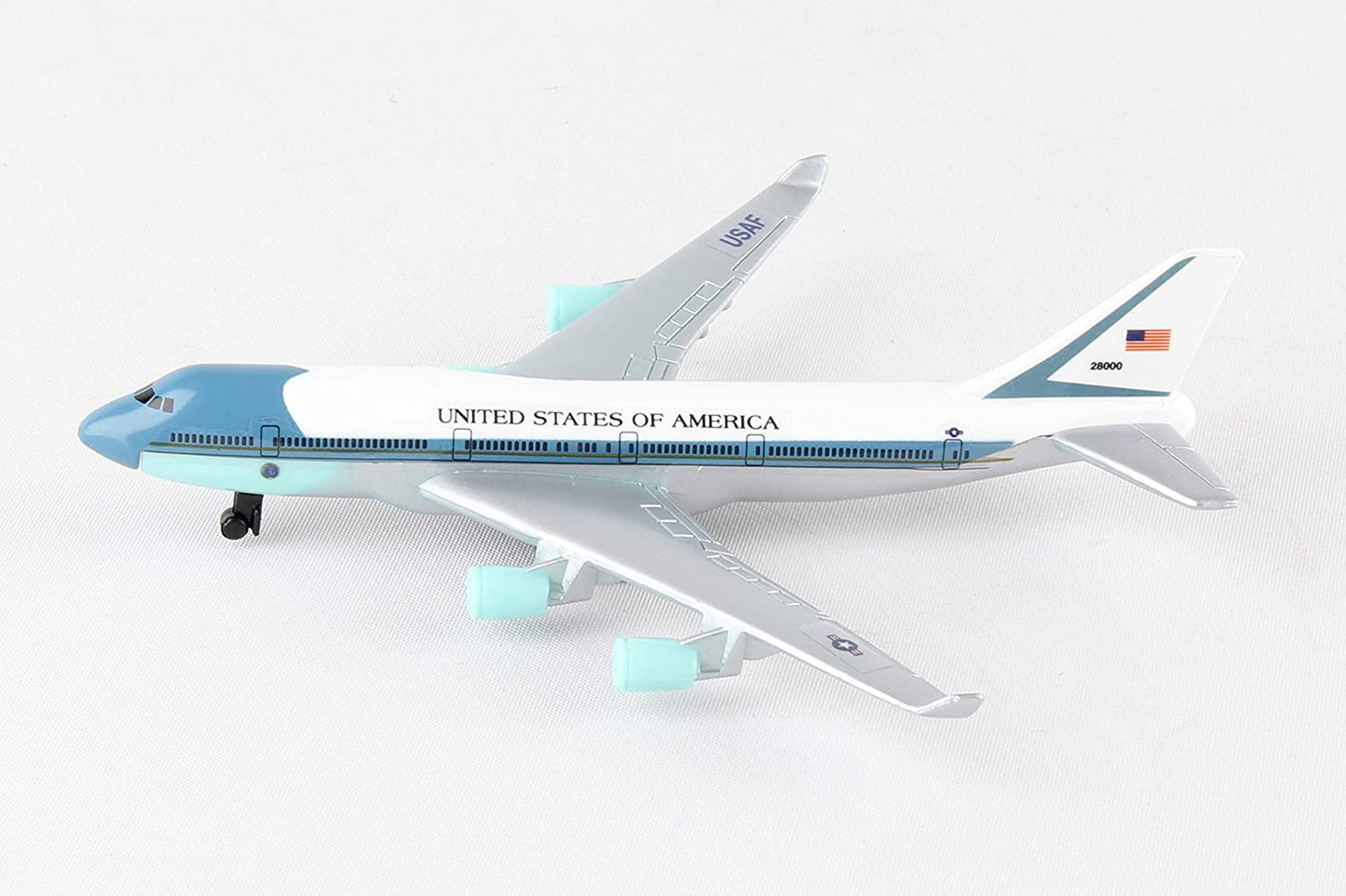 Air Force One, United States Of America Boeing 747 Kids Die cast Airplane Play-Set