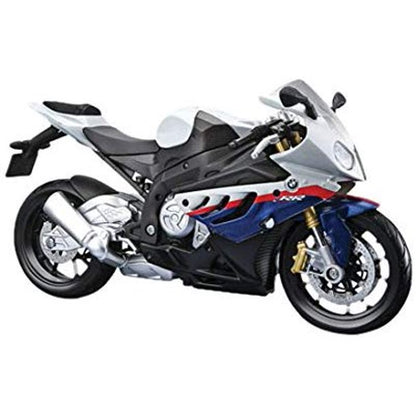 Maisto Motorcycle BMW S1000RR Assembly Line Building Metal Model Kit Toy, 1:12 Scale