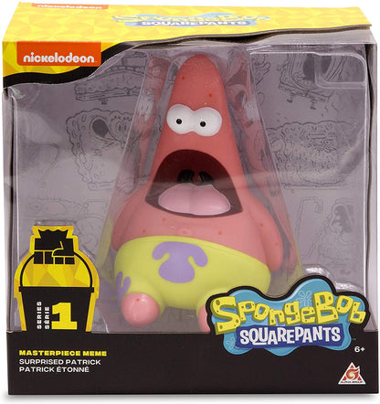 Alpha Group Spongebob Squarepants, Masterpiece Memes, 8” Collectible Vinyl Figure, Surprised Patrick Large Size Figure