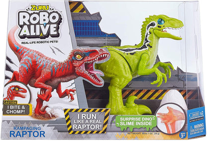 Robo Alive Rampaging Raptor Robotic Pet Figure - Random Color