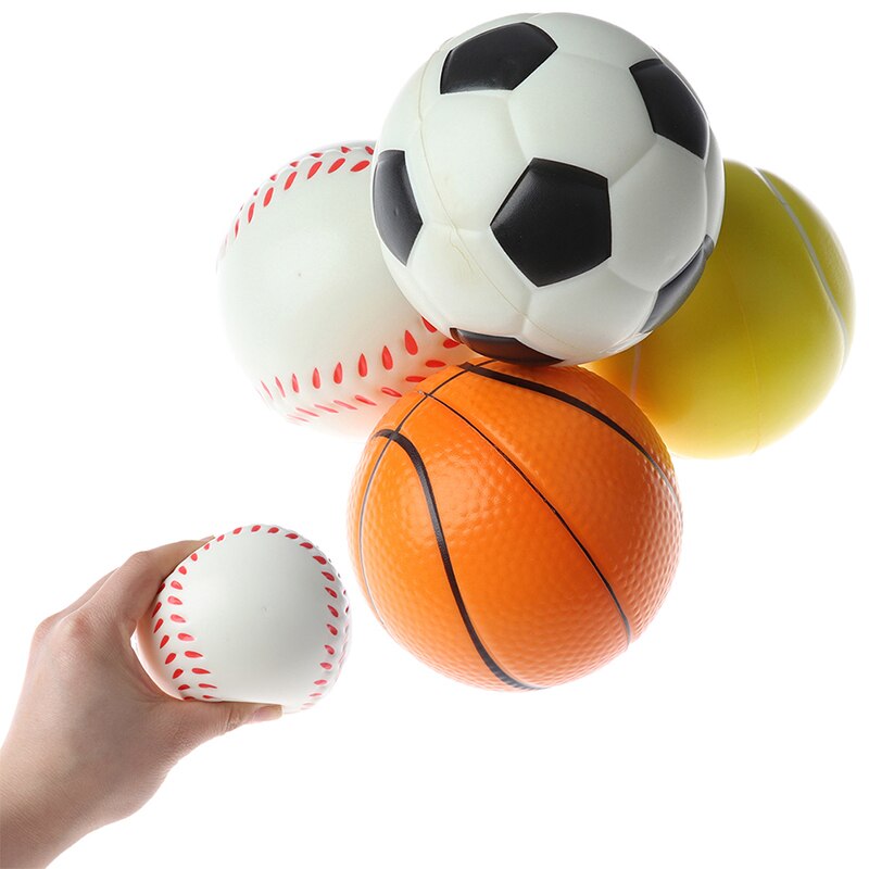 Anker play Foam squeezy Sports Ball - Party Favor Toy, Soccer Ball, Basketball, Football, Baseball - Random Style Pick 1 Count