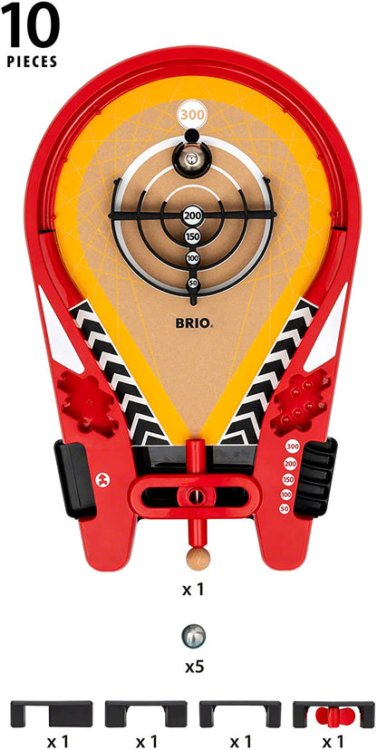 BRIO 34080 Trickshot Game  Classic Pinball Game for Ages 6+