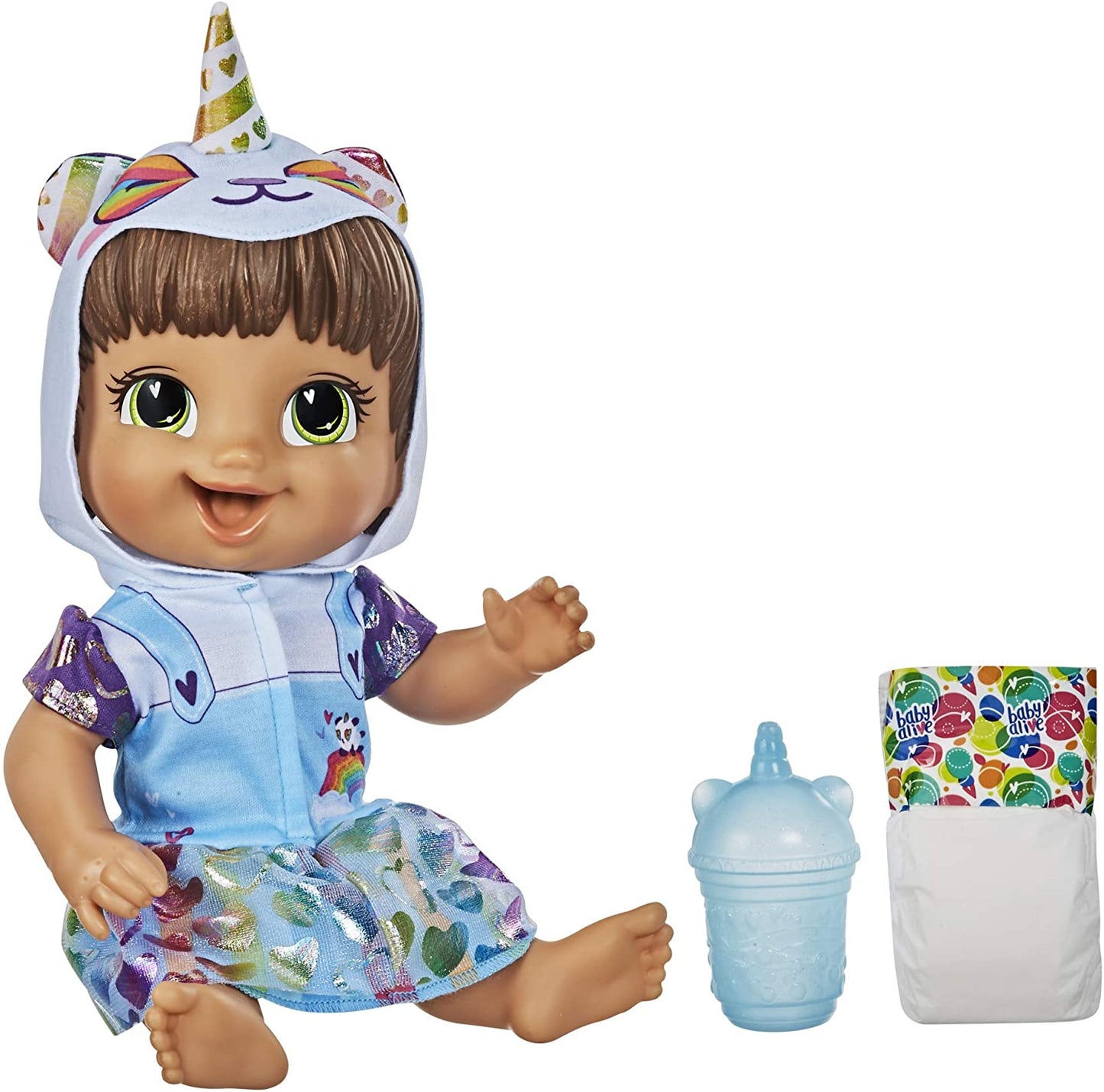 Baby Alive Tea ‘n Sparkles Baby Pretend Play Doll, Color-Changing Tea Set, Doll Accessories, Drinks, Wets (Assortment Styles)