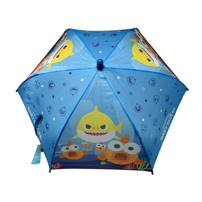 PinkFong Baby Shark Umbrella, Blue - Lightweight Umbrella Accessory for Kids, Rain or Shine Cover, Toddler