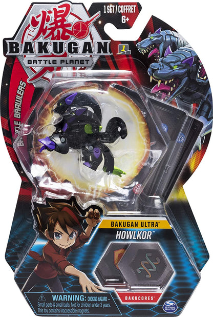 Bakugan Ultra, Howlkor, 3-inch Collectible Action Figure and Trading Card, for Ages 6 and Up