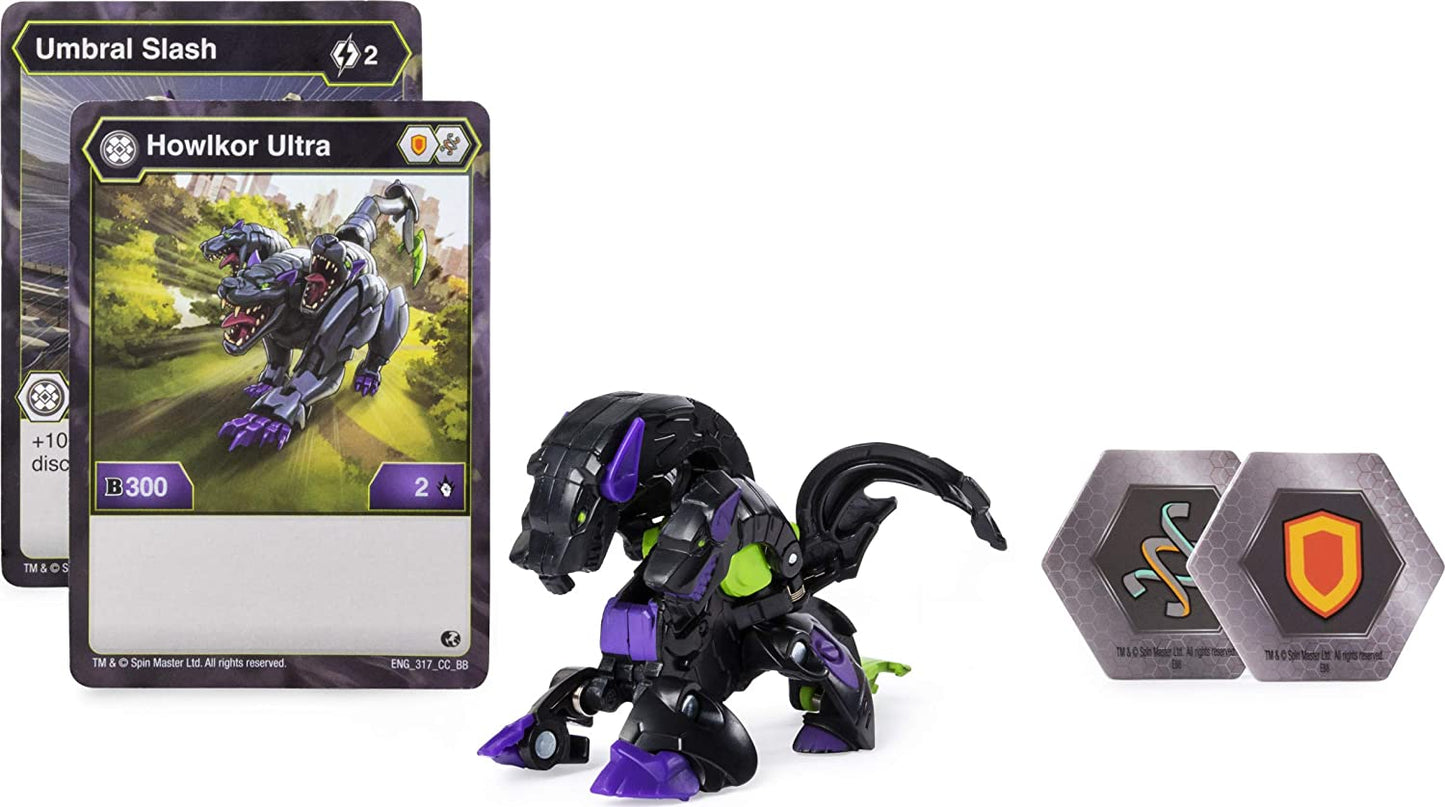 Bakugan Ultra, Howlkor, 3-inch Collectible Action Figure and Trading Card, for Ages 6 and Up