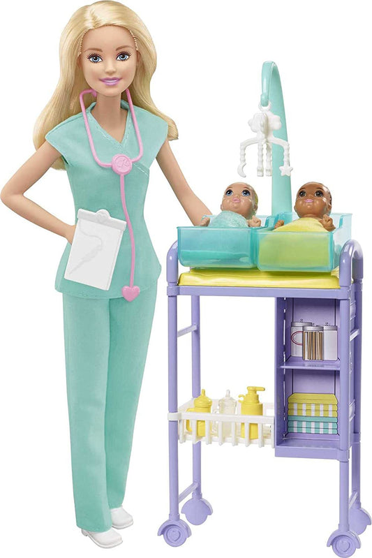 Barbie You Can Be Anything Baby Doctor Blonde