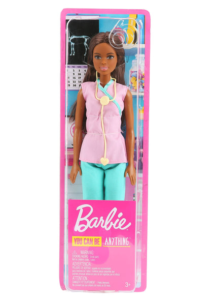 Barbie Doll Career Assortment: Barbie Nurse, Life Guard, Barbie Skate (1Pcs)