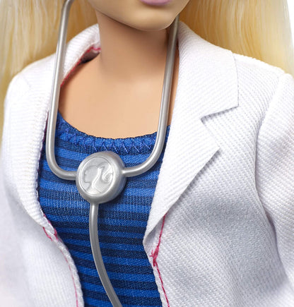 Barbie Careers Doctor Doll -  Blonde Hair with Stethoscope