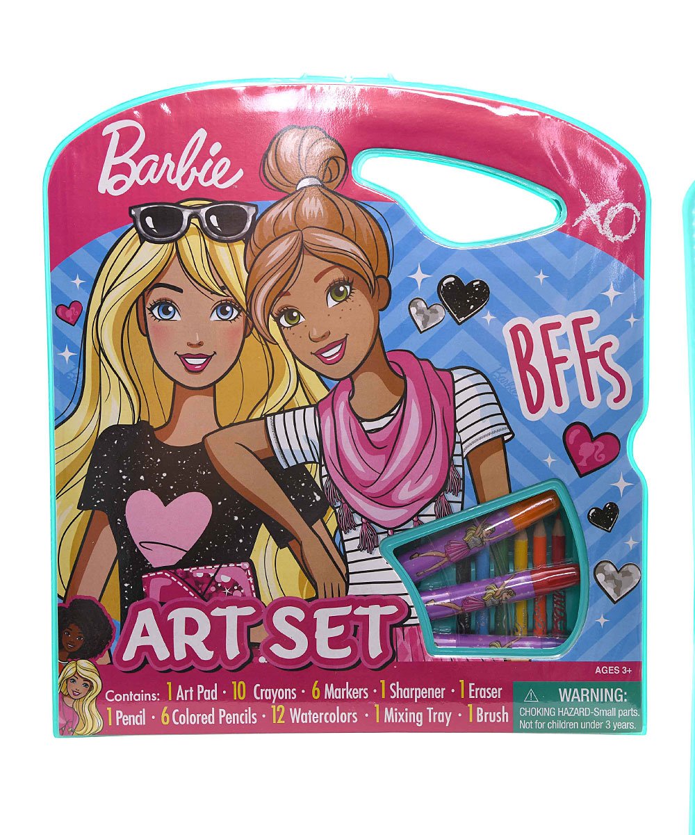 Bendon Barbie Character Art Activity Tote Set - Feature: Pencils, Markers, Crayons and beyond, All inspired by Barbie
