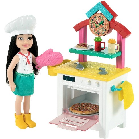 Barbie Chelsea Can Be Pizza Chef Doll Playset