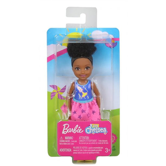 Barbie Club Chelsea Doll 6-Inch Brunette Doll with Space-Themed Graphic