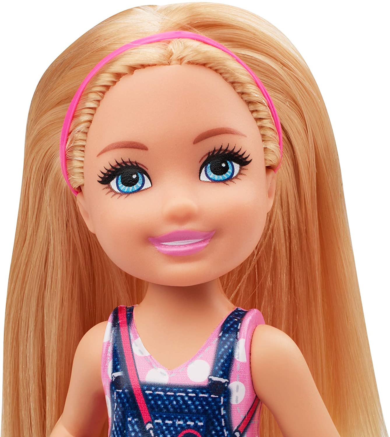 Barbie Club Chelsea Doll (6-inch Blonde) with Graphic Top and Jean Skirt