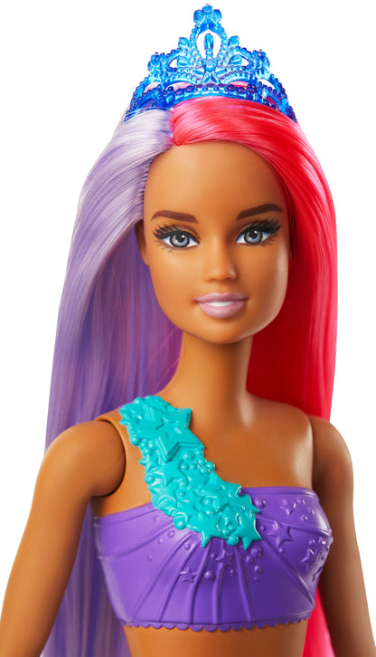 Barbie Dreamtopia Mermaid Doll, 12-Inch, Pink and Purple Hair