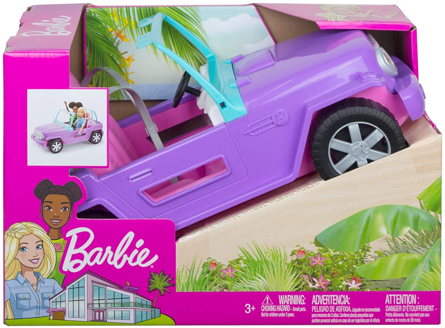 Barbie Off-Road Vehicle with Rolling Wheels - Girls RC Vehicle/Car Toy