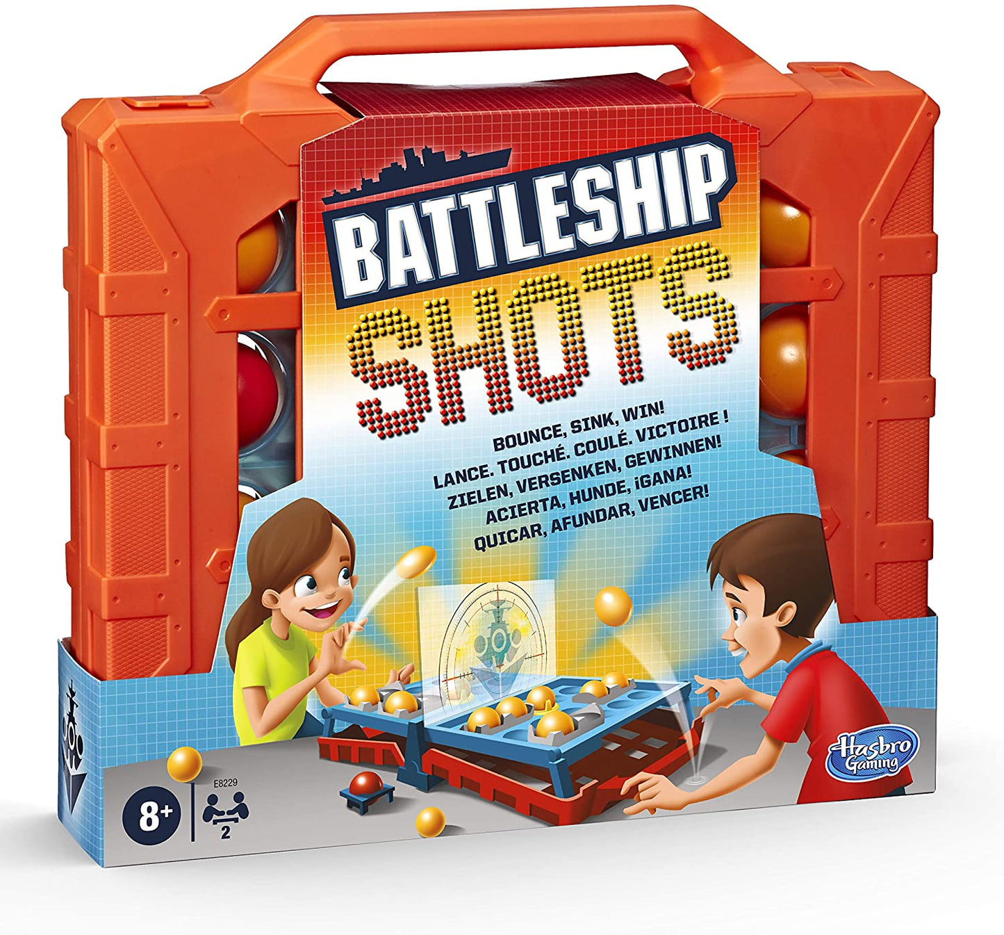Battleship Shots Game Strategy Ball-Bouncing Game Ages 8 and Up