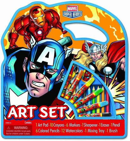 Marvel Super Heroes Character Art Tote, Educational Marvel Art & Craft Activity Set