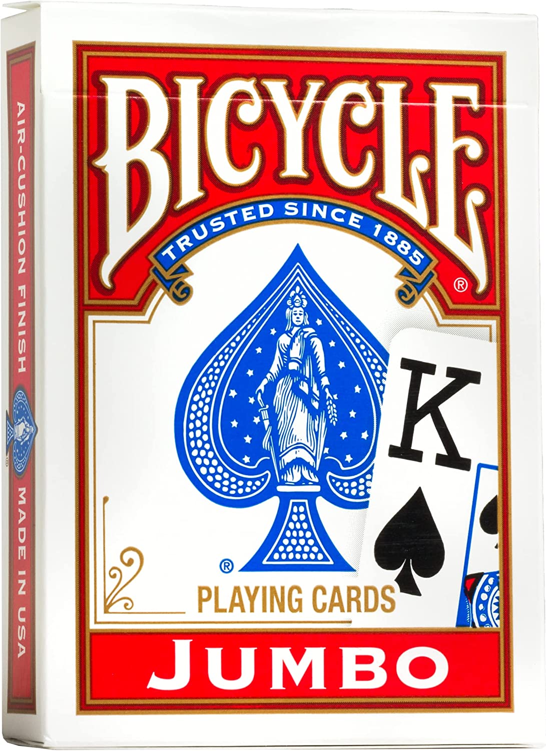 Bicycle Standard Jumbo Playing Cards - Poker, Rummy, Euchre, Pinochle, Card Games, Ages 3+