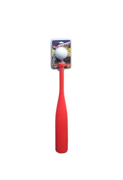 All Star Slugger 30" Baseball Plastic Bat & Ball Set Red/Blue 1Pcs