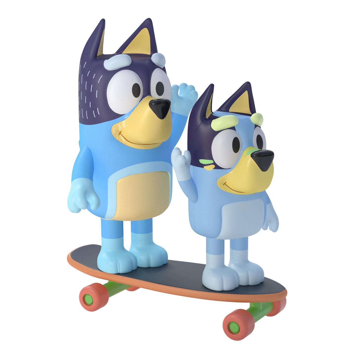 Bluey - Skateboarding: Bluey & Dad 2.5" Figures - 2 Pack