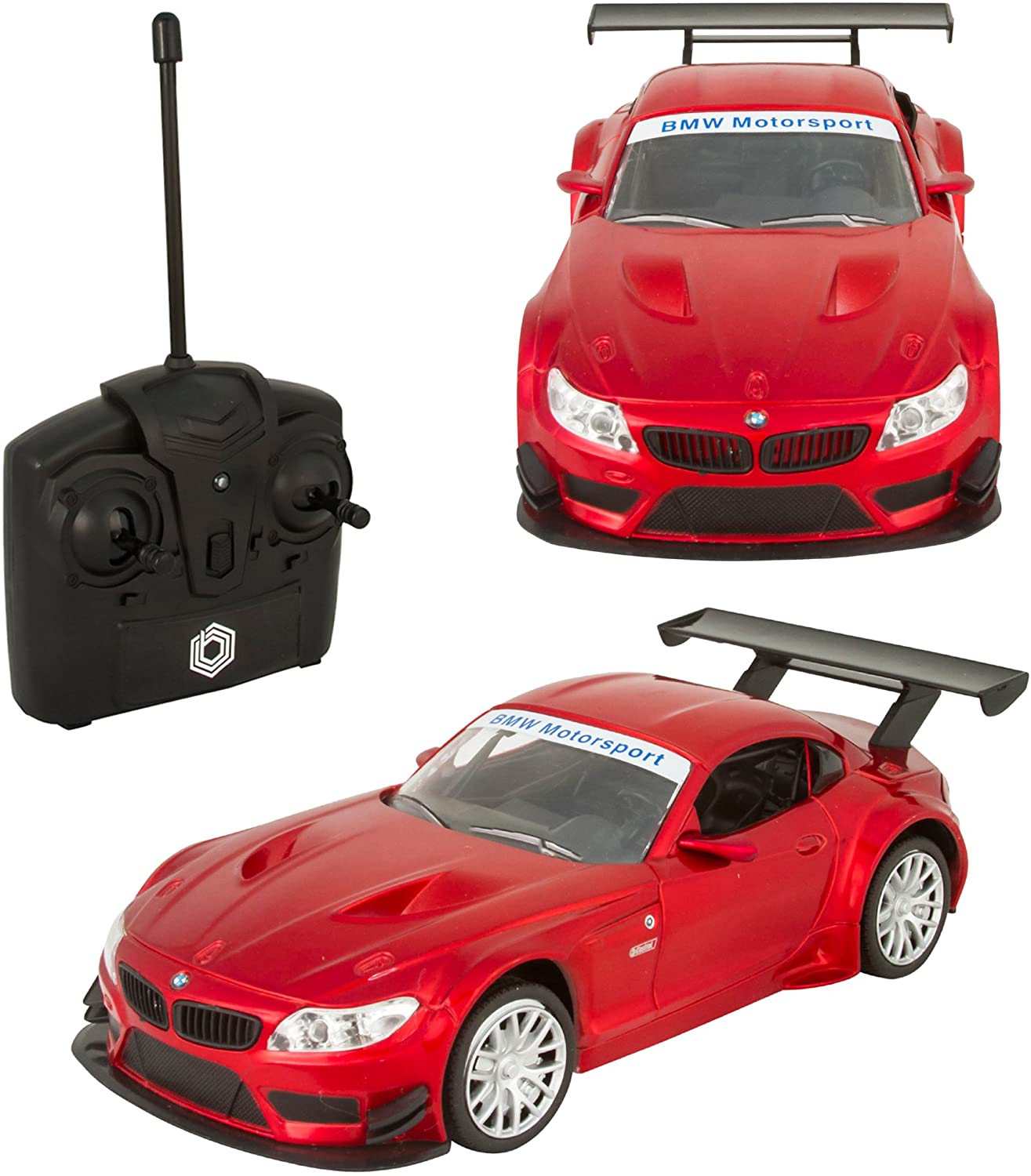 Braha Full Function Remote Control Vehicle - 1:24 Scale BMW Z4 RC Car, Red