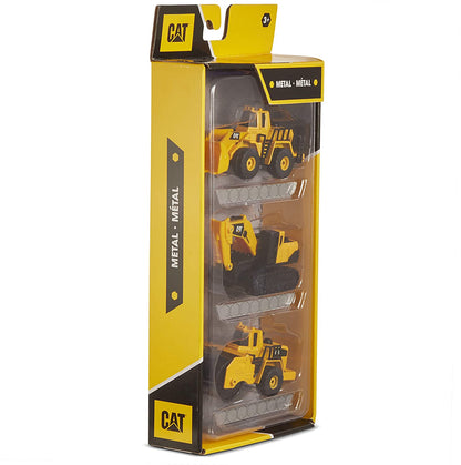 Caterpillar Toys CAT Construction Vehicles Trucks 3 Pack-Mixer, Dump Truck, Grader