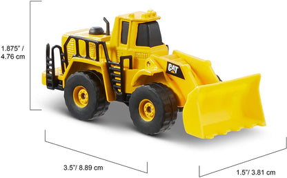 Caterpillar Cat Toys CAT Construction 3 Pack-Wheel Loader/Steam Roller/Excavator, Black