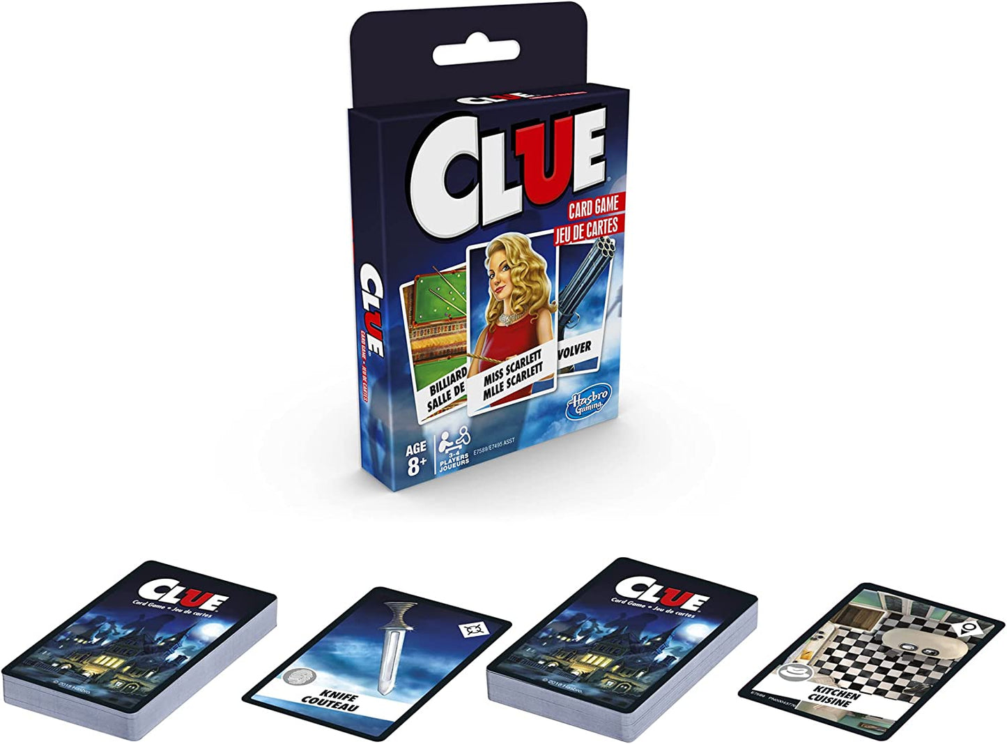 Hasbro Gaming Card Game for Kids & Family: Guess Who, Clue, Battleship, Connect 4 - Pick your favorite game