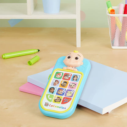 CoComelon JJ’s First Learning Toy Phone for Kids with Lights, Sounds, Music, Letters, Numbers, Colors, Shapes