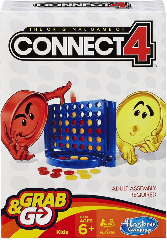 Connect 4, Link4 Grab and Go Game (Travel Size)