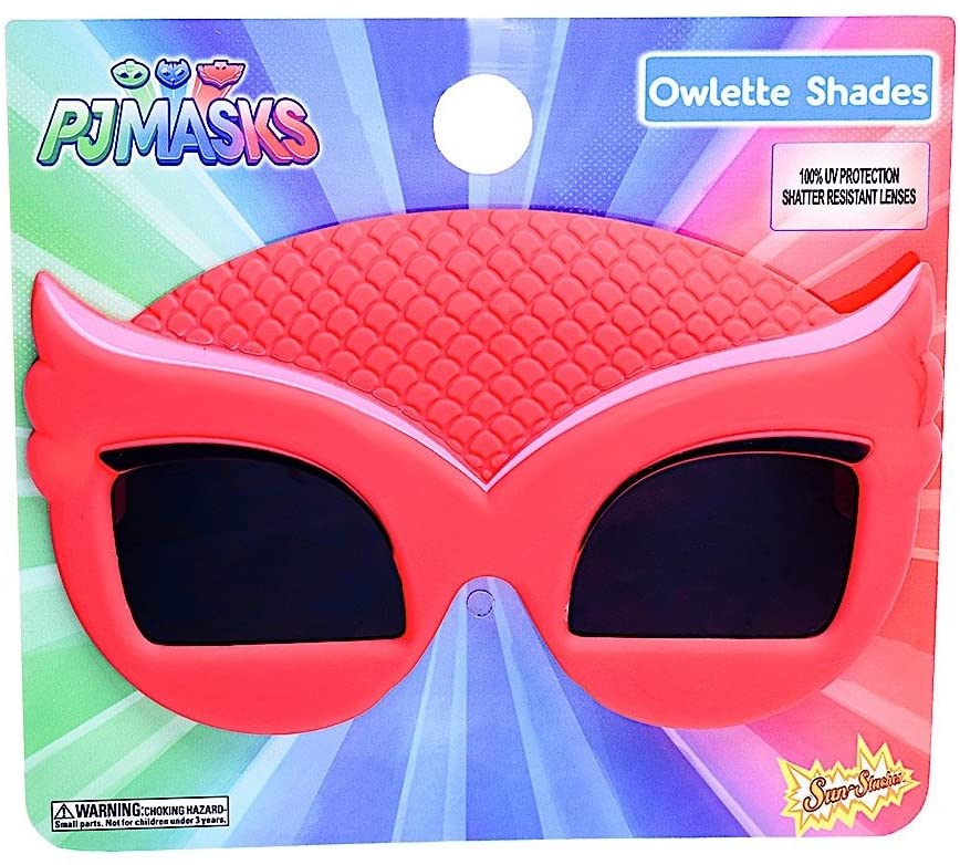 Costume Sunglasses Lil' Characters Pj Masks Owlette Sun-Staches Party Favors UV400