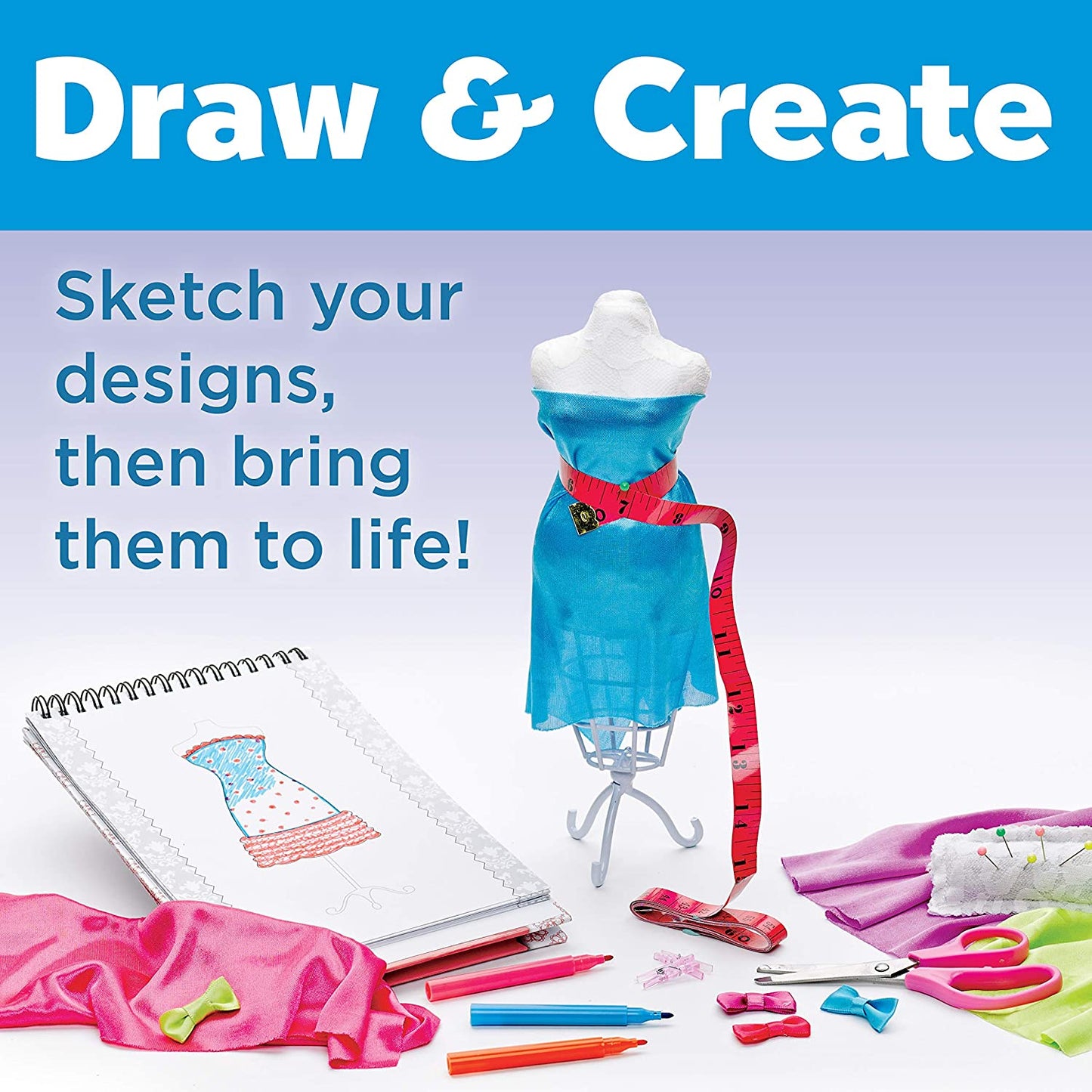 Creativity for Kids Designed by You Fashion Studio, Fashion Design Kit For Kids