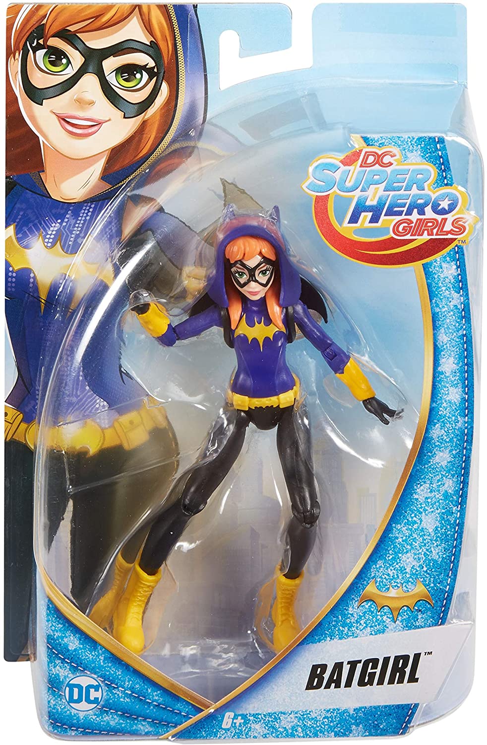 DC Super Hero Girls Batgirl 6" Action Figure -  Articulated For powerful Posing - Included Batpack