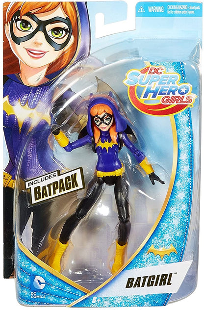 DC Super Hero Girls Batgirl 6" Action Figure -  Articulated For powerful Posing - Included Batpack