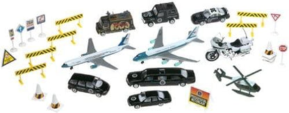 Air Force One Die Cast Airplanes, Vehicles Playset - Great Gift For Children & Adult Daron Air Force One (22 Piece Play Set)