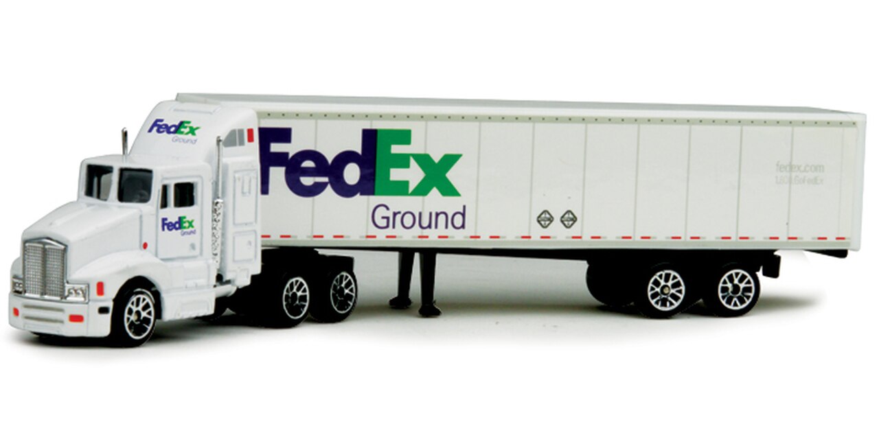 Daron FedEx Ground die-cast Tractor Trailer - 1/87 scale