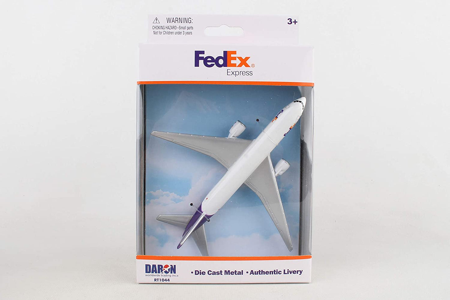 Licenses Die-Cast Metal and Plastic FedEx Express Single Plane