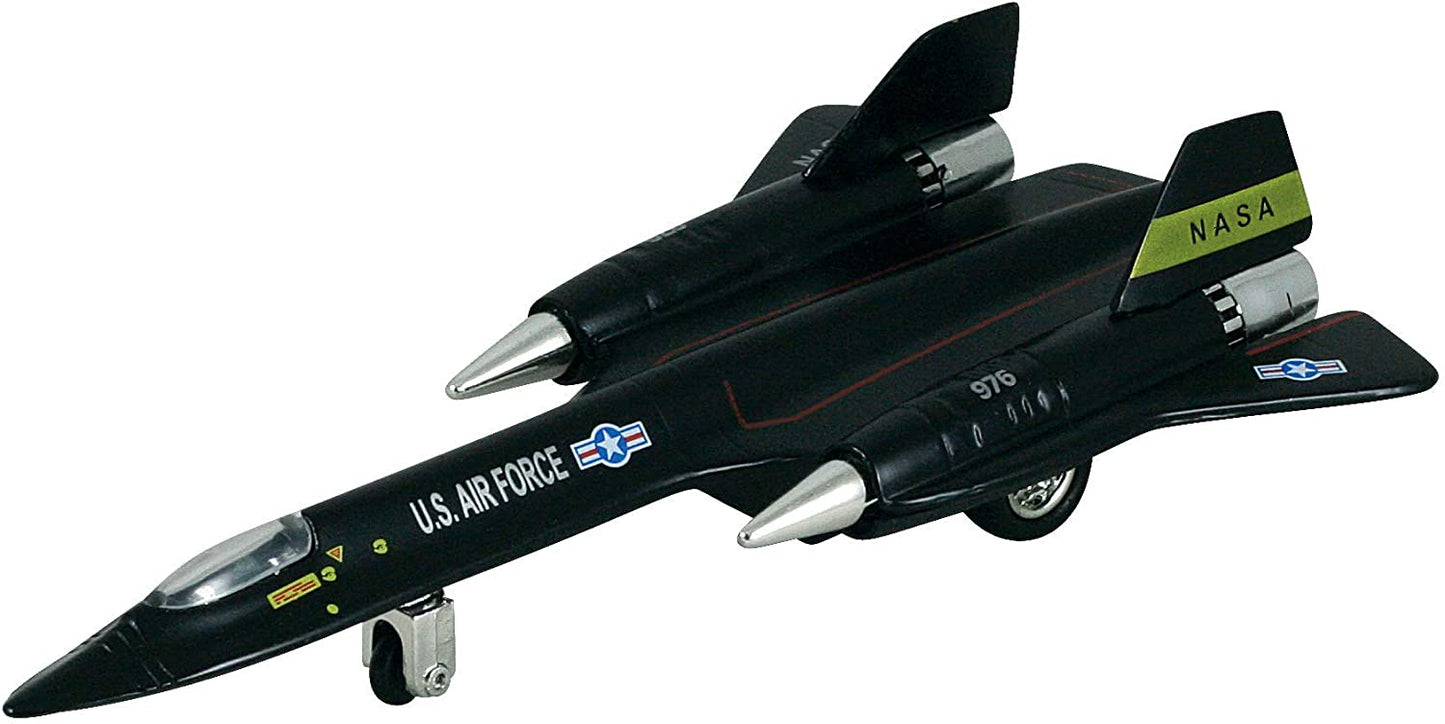 Daron Lockheed USAF SR-71 Blackbird Recon Airplane 8 inches Limited Diecast Military Aircraft