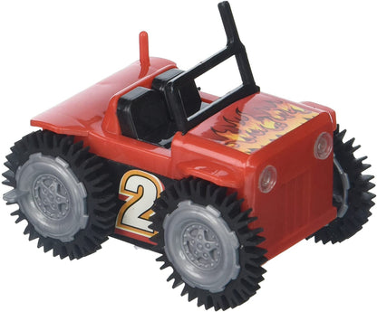 Daron Micro Flip-Trux Monster Truck Vehicle Assorted Colors With Working headlights