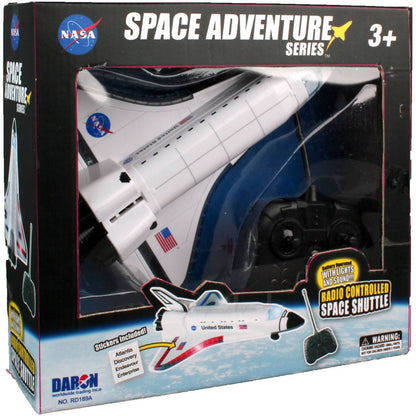 NASA Space Shuttle Atlantis Remote Control Space Shuttle with Lights and Sound, 6 inch RC Space Toy