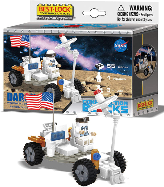 NASA Space Buggy 55 Piece, 1 Figure Construction Blocks Set - 1 Figure Included