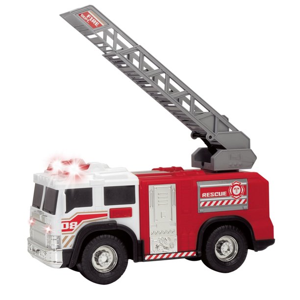 Dickie Toys Fire Truck Vehicle - Light & Sound Fire Rescue Unit