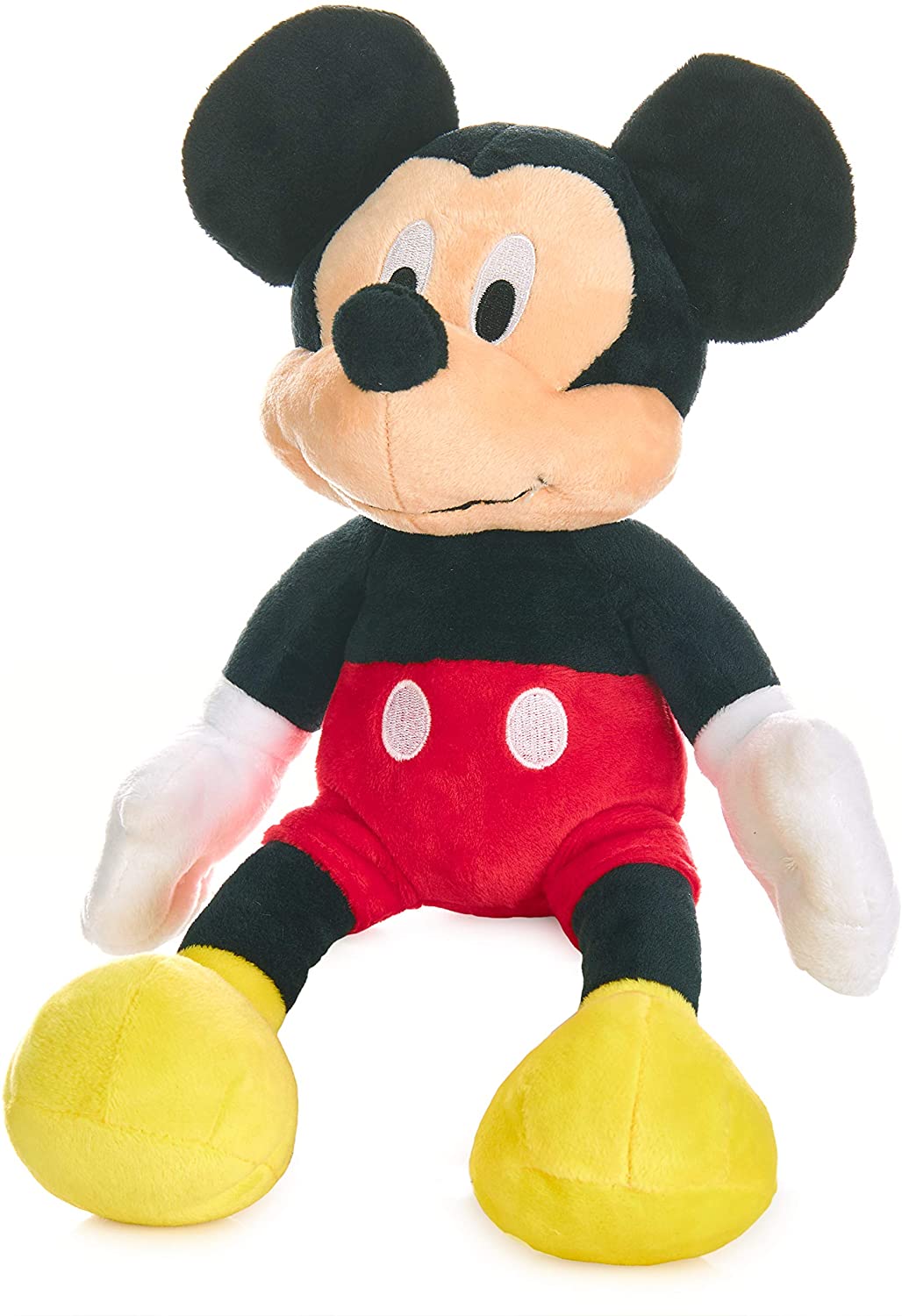 Disney Baby Mickey Mouse Stuffed Animal Plush Toy with Jingler and Crinkle, 14 Inches