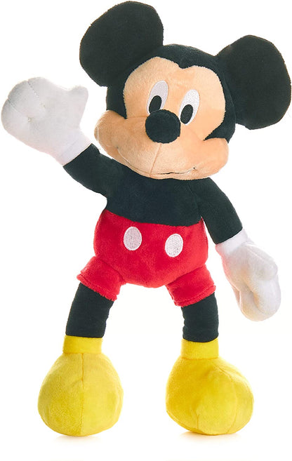 Disney Baby Mickey Mouse Stuffed Animal Plush Toy with Jingler and Crinkle, 14 Inches