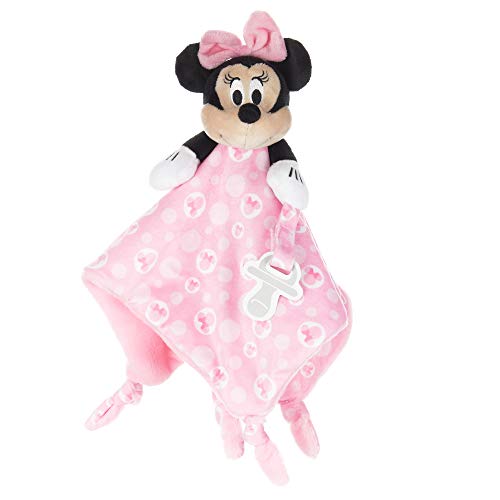 Disney Baby Minnie Mouse Plush Stuffed Animal Snuggler Blanket - Pink