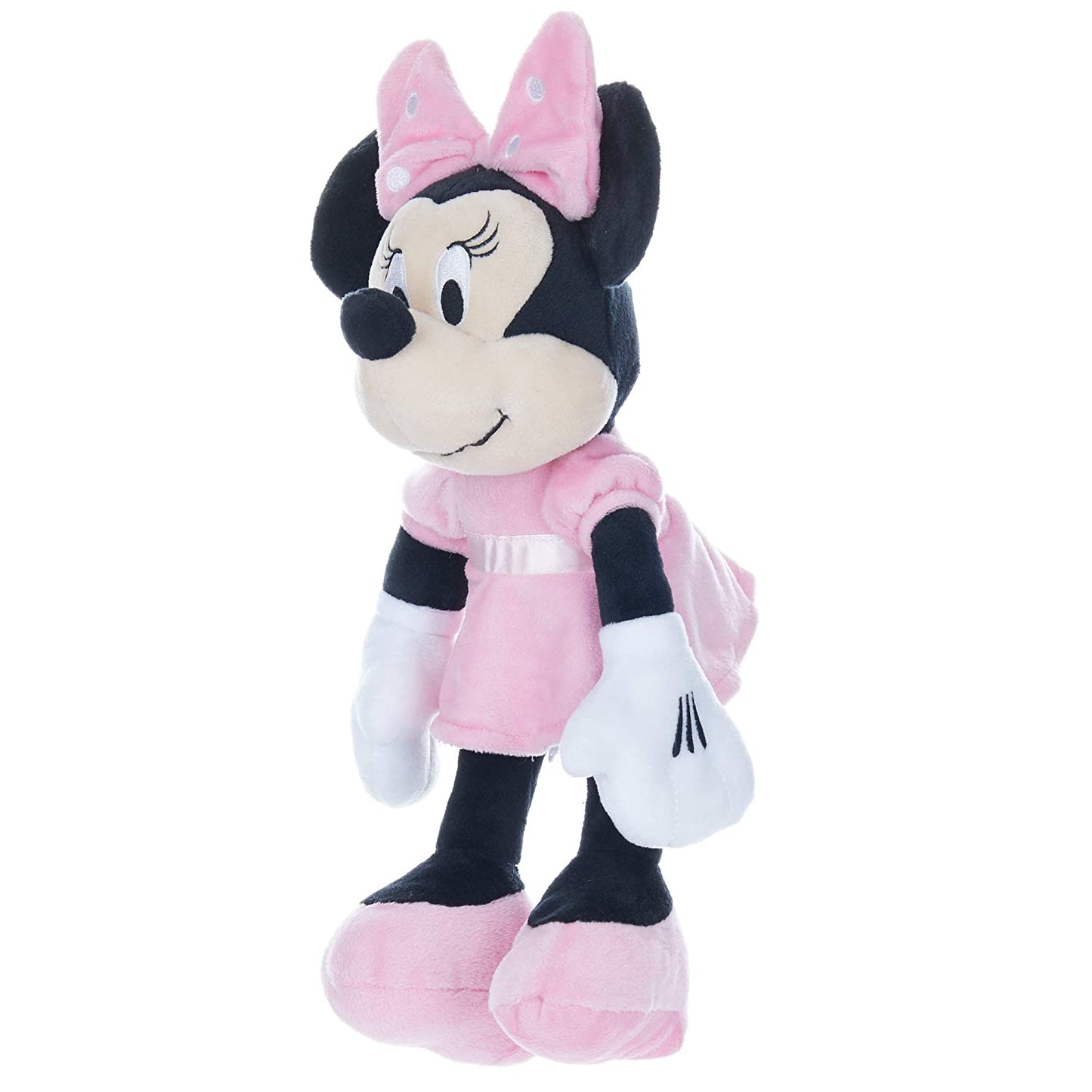 Disney Baby Minnie Mouse Stuffed Animal Plush with Jingle & Crinkle Sounds, 12 Inches