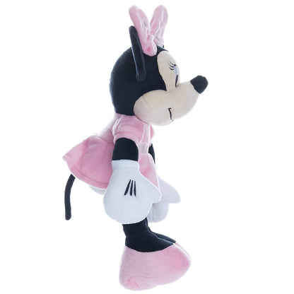 Disney Baby Minnie Mouse Stuffed Animal Plush with Jingle & Crinkle Sounds, 12 Inches