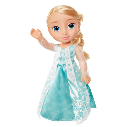 Disney Frozen Elsa Toddler Doll, with Movie Inspired & Outfit, Shoes & Braided Hair Style - Approximately 14" Tall ( Random Style Pick)