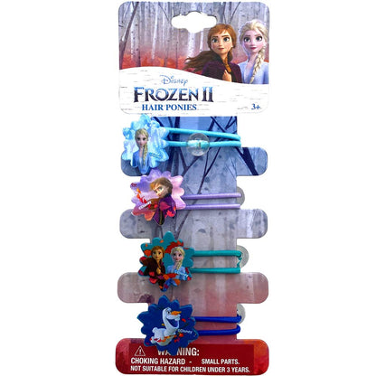 Disney Frozen, Minnie Mouse, LOL Dolls Character Assorted Hair Ponytail Ties with Charms Set