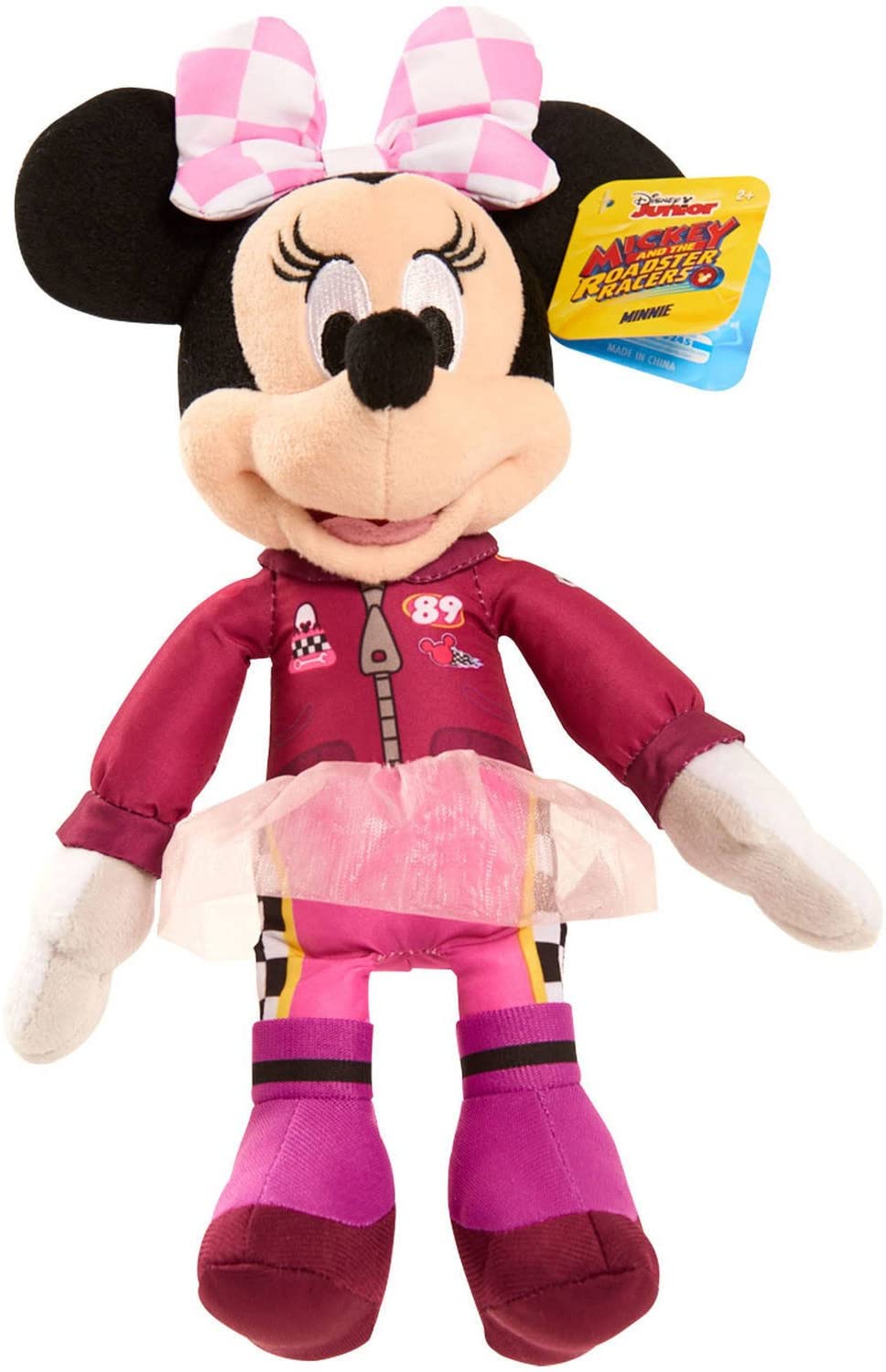 Mickey Mouse Roadster Crew Plush (Mickey, Donald, Daisy, Goofy, Minnie Racer) 9 inchs